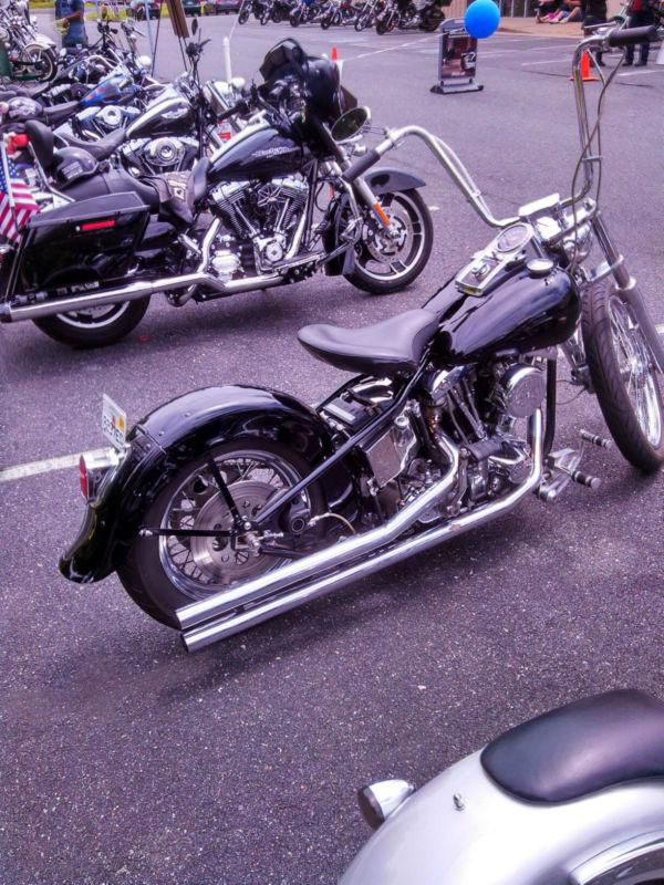 1955 harley davidson with a 1975 shovelhead motor