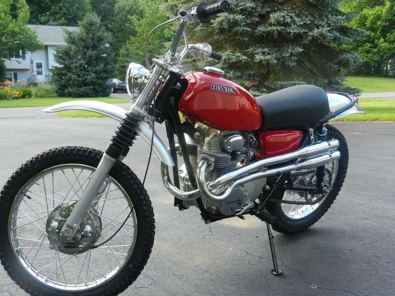 1971 Vintage Custom Scrambler, new restored, for sale on 2040-motos