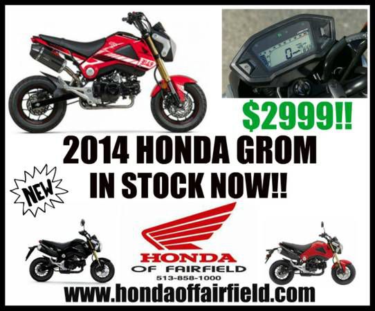 2014 Honda GROM 125CC MSX125