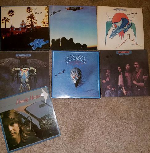 Eagles Hotel California Desperado Hits and more lot of 7 vinyl records