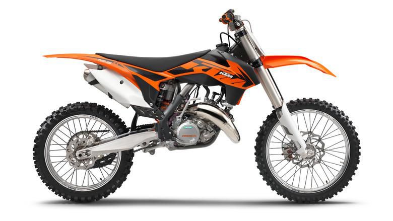 2014 ktm 125 sx  dirt bike 