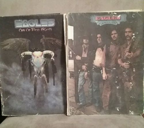 THE EAGLES- SONGBOOKS/SHEET MUSIC- 1st ALBUM/DESPERADO/ONE OF THESE NIGHTS-