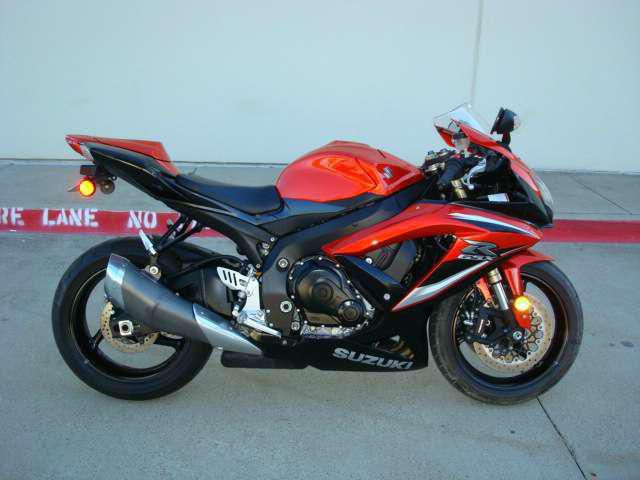 2009 suzuki gsx-r600  sportbike 