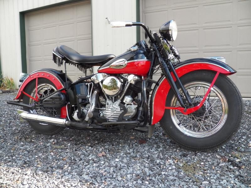 1941 Harley Davidson Knucklehead FL Motorcycle