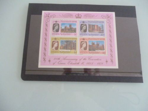 Grenadines of st vincent 1978 25th anniversary Queens Coronation mnh m/s