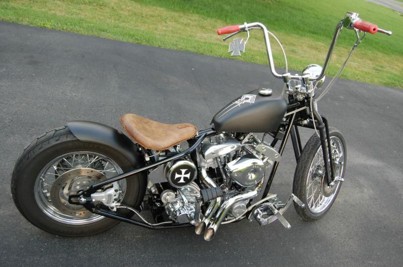 1980 shovelhead chopper - flyrite frame - complete rebuild