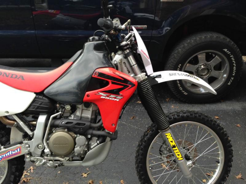 Honda xr650r motorcycle