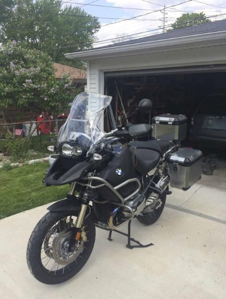  2013 BMW R1200 GSA 90th Anniversary motorcycle. It has 4938 miles on it