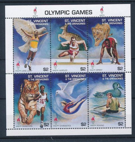 [33376] St. Vincent &amp; Grenadines 1995 Olympic Games Atlanta MNH Sheet