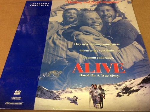 Alive Laserdisc Ethan Hawk Vincent Spano SEALED BRAND NEW