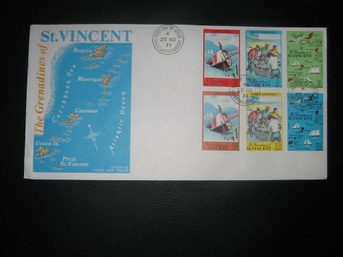 St Vincent &amp; The Grenadines First Day Covers ( 7 )