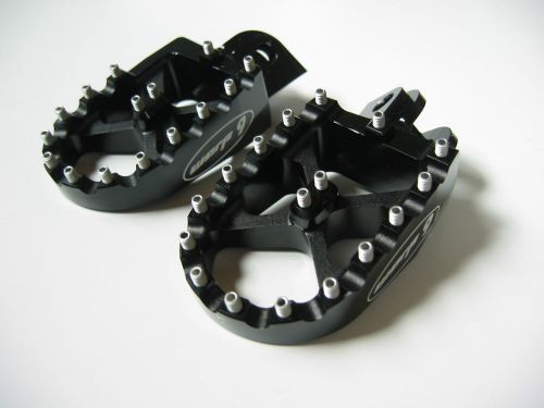 Warp 9 billet footpegs black husaberg te 250 300 fe 350 501 570 650 warp9 new