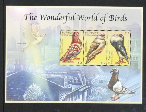 St. vincent   nice stamps / sheet  &#034;birds&#034;   mnh    h377