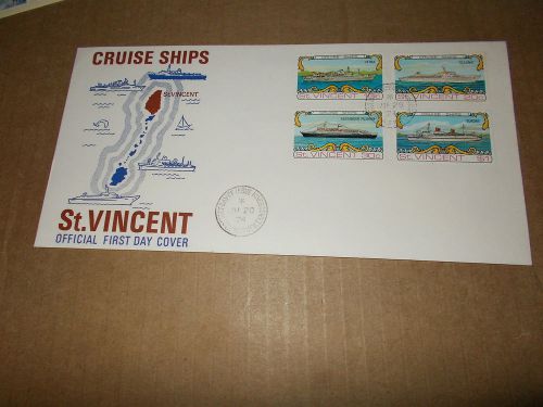 Shipping cover cruise ships st vincent 1974
