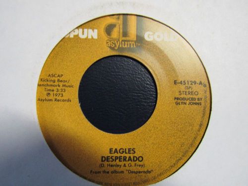 45Rpm New Record-The Eagles-Desperado/Outlaw man-Rock