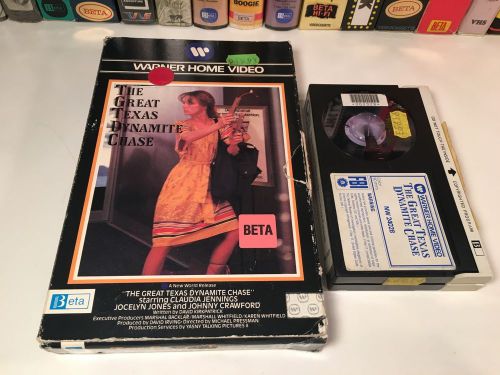 * the great texas dynamite chase betamax not vhs 1976 claudia jennings beta