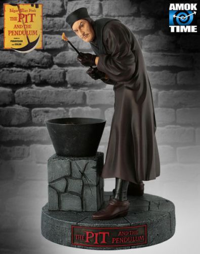 Vincent Price Roger Corman &#034;The Pit and The Pendulum&#034; Collectors Statue MONSTARZ