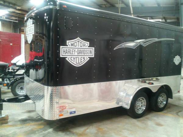 2012 interstate west harley-davidson trailer