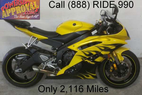 2008 used yamaha r6 crotch rocket for sale with only 2,116 miles - u1634