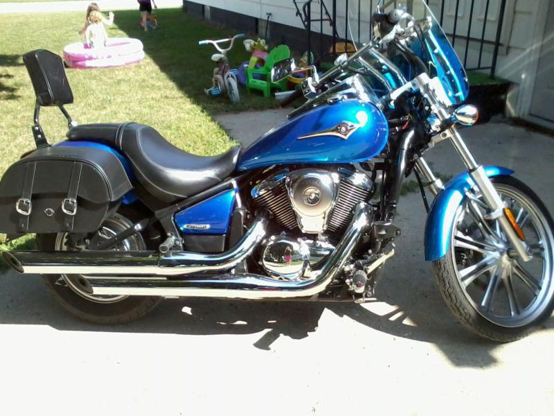 2007 KAWASAKI VULCAN 900 CUSTOM BLUE 7000+ MILES AWESOME SHARP BIKE