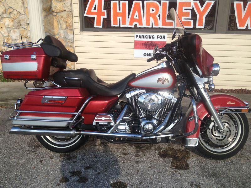2006 Classic Detachable Tour Pack Serviced New Rear Tire clean harley