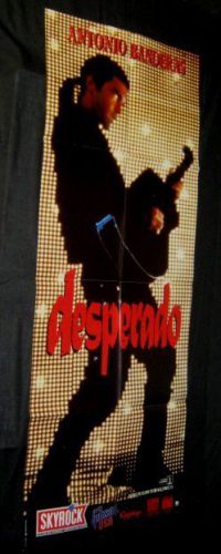 Original desperado rare french door panel gibson epiphone skyrock promo poster