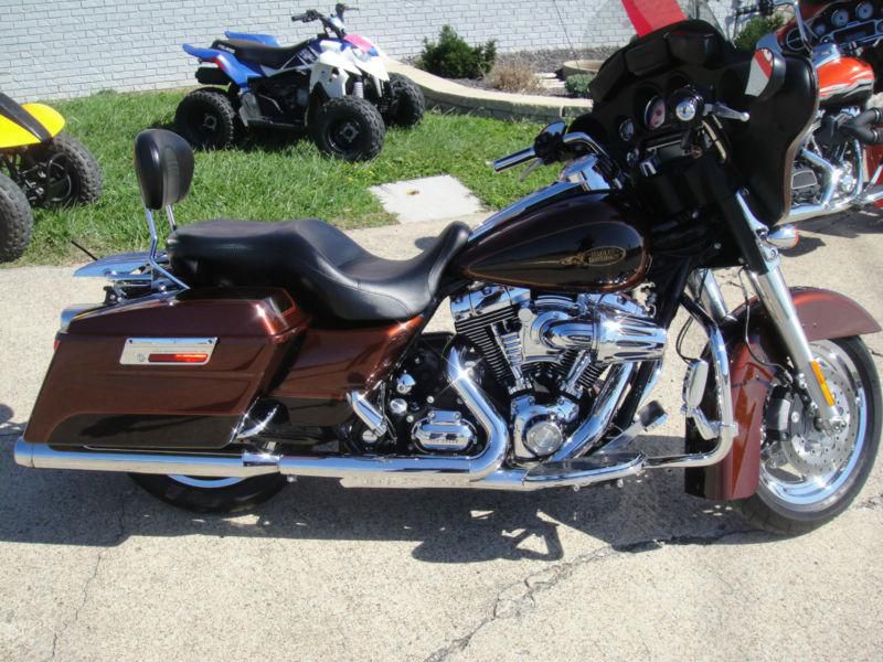 2009 harley davidson flhx street glide, rootbeer, 18k miles, tons of extras!