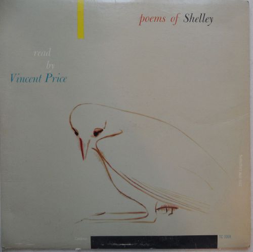VINCENT PRICE - POEMS OF SHELLEY - VG+ RECORD