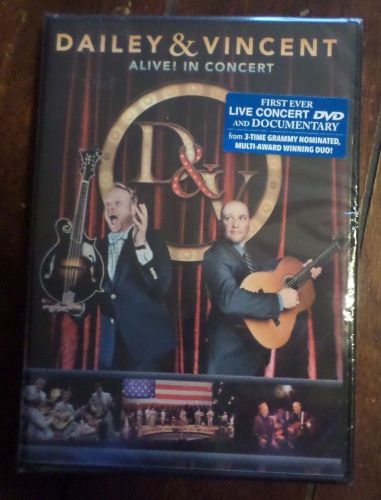 Alive! In Concert by Dailey &amp; Vincent (DVD, 2015) Includes Extra Features!