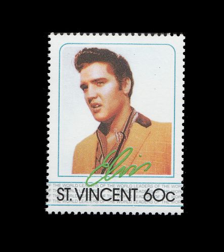 St. vincent, elvis stamp 60c mnh