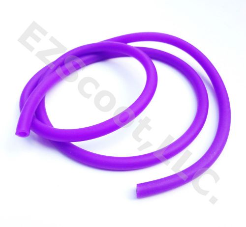 Gas fuel line hose neon purple 39&#034; gy6 scooter atv gokart kymco bms schwinn tank