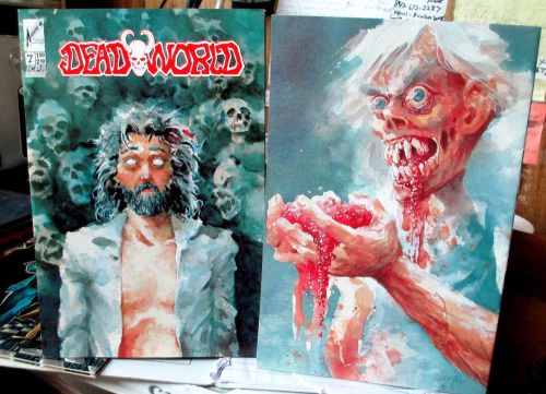 DEADWORLD 7--Vincent Locke, Zombies, Arrow, Undead, 1986