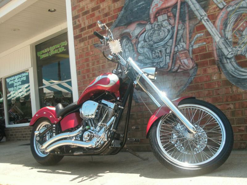 NEW FOR 2013!!! ANARCHY 200 SOFTAIL BOBBER BY CHIX CUSTOM CYCLES FOR CACC, RED