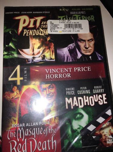 Vincent Price 4 Films DVDs Pit And The Pendulum Tales Of Terror Madhouse