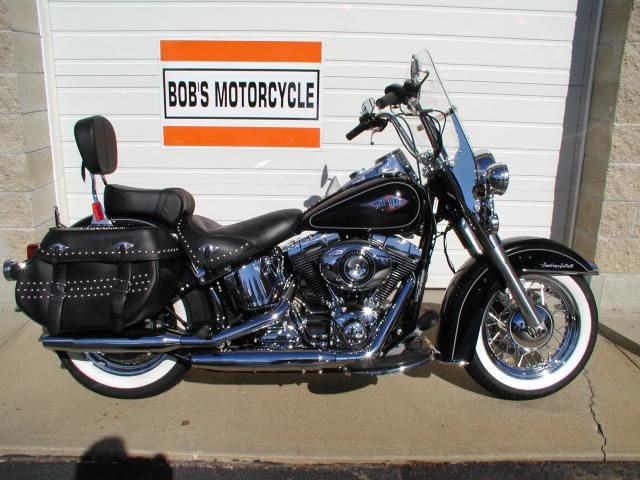 2012 harley davidson heritage flstc, black, 22,675 miles, 103 motor, abs brakes