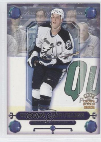 2000-01 Pacific Crown Royale Jewels of the Crown 23 Vincent Lecavalier Card 1b2