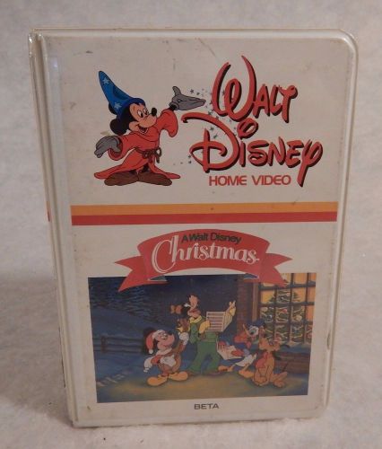 A walt disney christmas  beta betamax rare