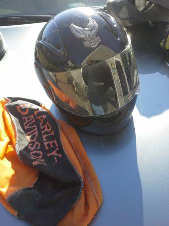 Medium Harley Davidson full face helmet used
