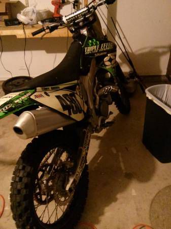 Kxf450f kawasaki 2009 fuel injection dirt bike