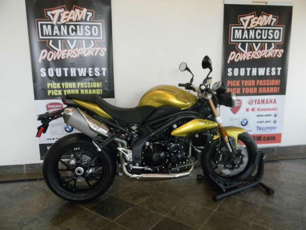 2013 Triumph Speed Triple ABS - Sulphur Yellow Sportbike 