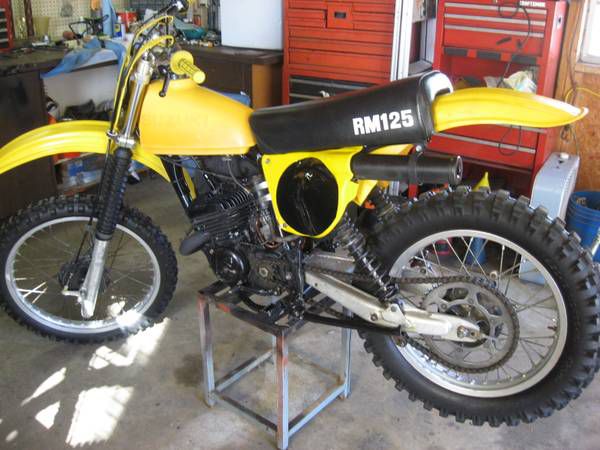 Vintage suzuki rm125 fs/ft