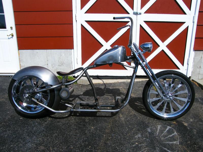 Pro show bobber drop seat 300mm fat tire complete chassis frame set up