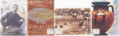 St.Vincent 2004 Summer Olympic, Athens 2004, MNH, perf.