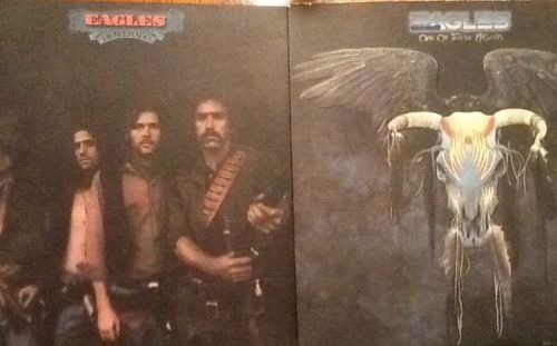 Eagles 2 LP Lot: ONE OF THESE NIGHTS &amp; DESPERADO VG