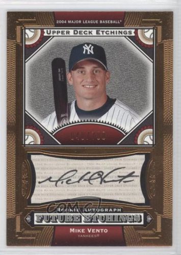2004 Upper Deck Etchings #139 Mike Vento /700 New York Yankees Baseball Card 1m2