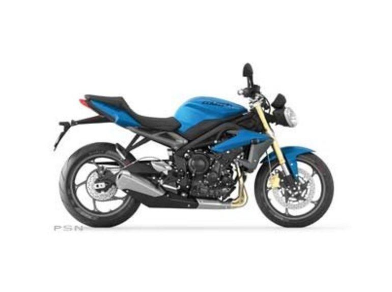 2013 triumph street triple abs - caribbean blue  sportbike 