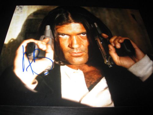 Antonio banderas signed autograph 8x10 photo desperado in person coa sexy rare d