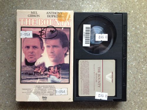 The bounty - mel gibson - anthony hopkins - beta - betamax