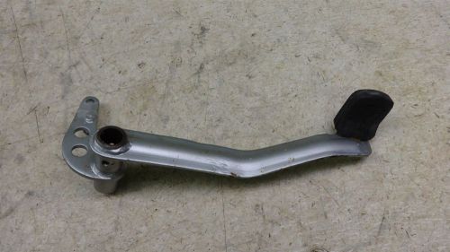 1971 hodaka ace 100 S643~ rear brake pedal lever w rubber boot NICE