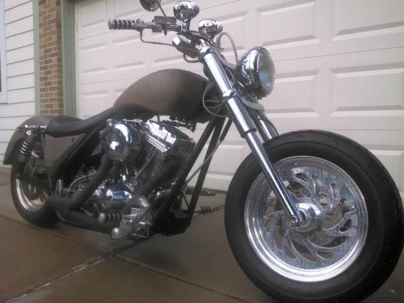 Awesome 100% custom-built harley! - 114ci motor, fat rear, wide front, and more!